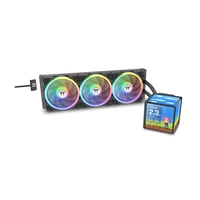Water Cooler Thermaltake Minicube 360 Ultra, ARGB Sync, Preto, 360mm, Tela Quad-lcd, 3,95" 2