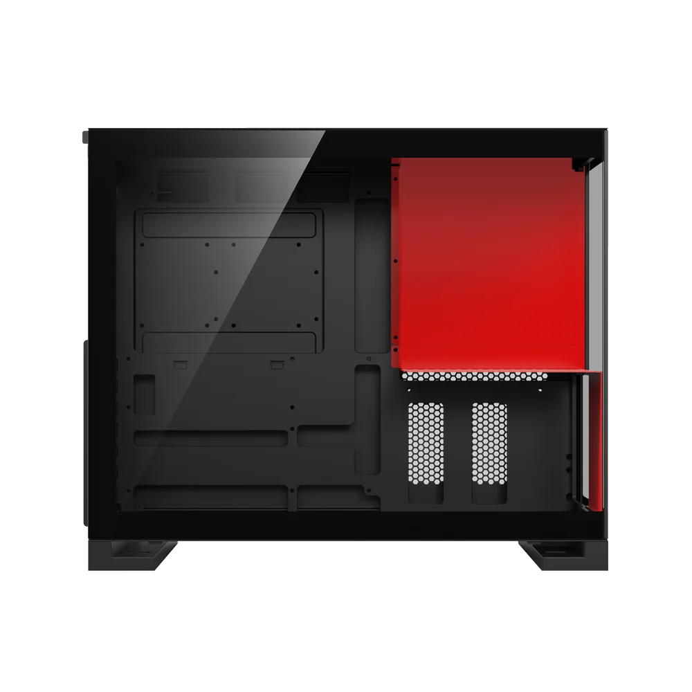 Imagem 4 de 5 do produto Gabinete Gamer Redragon Eternal Preto E Vermelho Sem Fans Ca-612br
