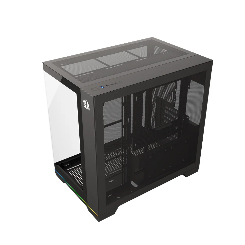 Imagem 5 de 5 do produto Gabinete Gamer Redragon Scalpel RGB Lateral Vidro Temp Preto, Gc-520