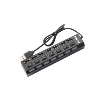 Hub Usb 7 Portos Kolke Kav-105 Switch Individual 2.0