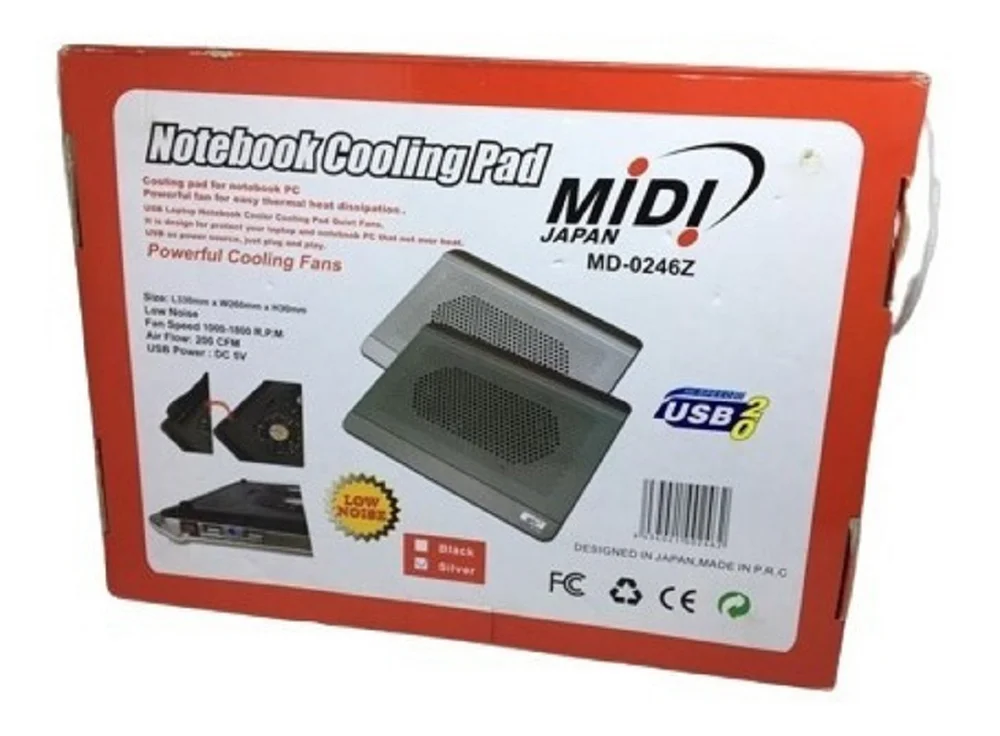 Imagem 2 de 2 do produto Cooling Pad Para Notebook Midi Japan - Md0246z