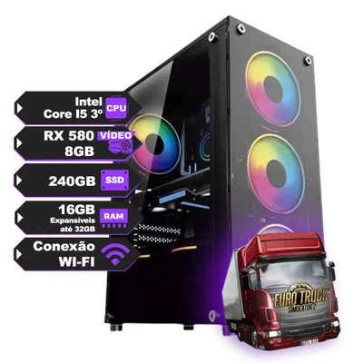 Pc Gamer Intel Core I5 12th 12400F c 6 núcleos e