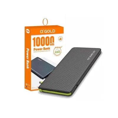 Carregador Portátil Turbo Power Bank 10000mah 951a A'gold Preto