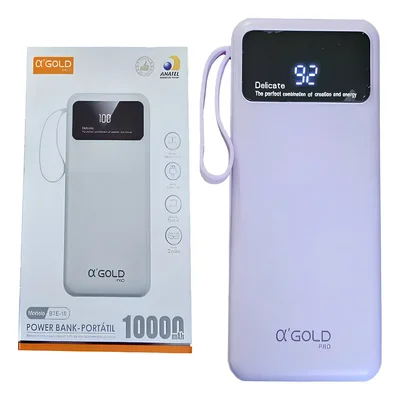Power Bank Carregador Portátil Turbo 10.000mah