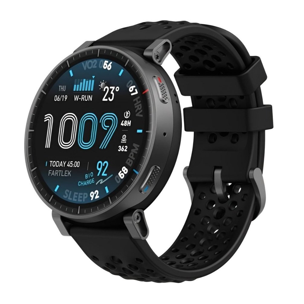 Smartwatch Amazfit Active Max, 4gb Memória Interna, AmoLED 1,75 Gps 5atm A2257 Bluetooth - Preto