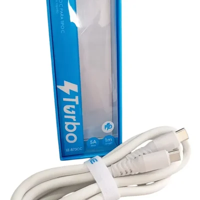 Cabo Para Carregador Turbo Usb Para Ios Iphone Branco 1 Mt