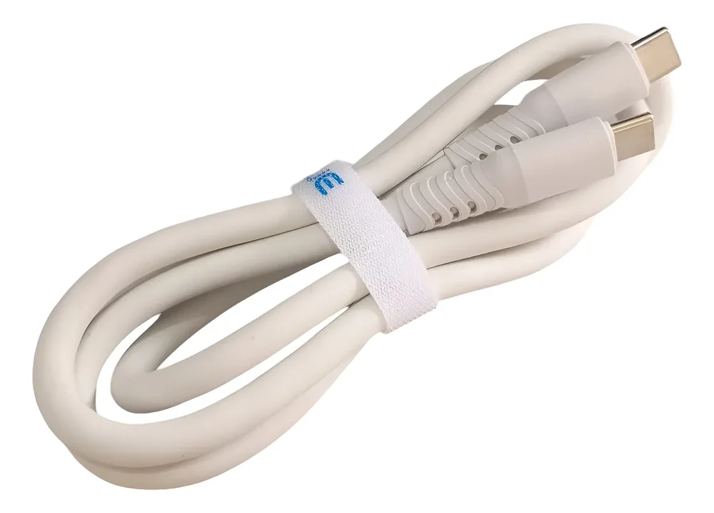 Imagem 2 de 2 do produto Cabo Para Carregador Turbo Usb Para Ios Iphone Branco 1 Mt