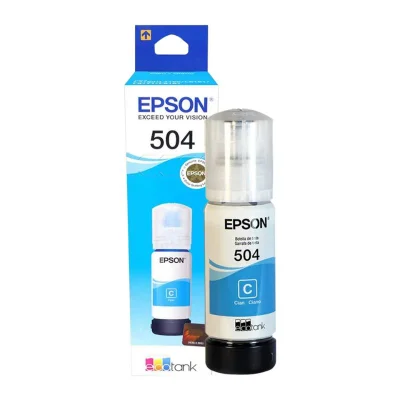 Tinta T504220 T504 Ciano | L4150 L4160 L6191 L6171 | 70ml