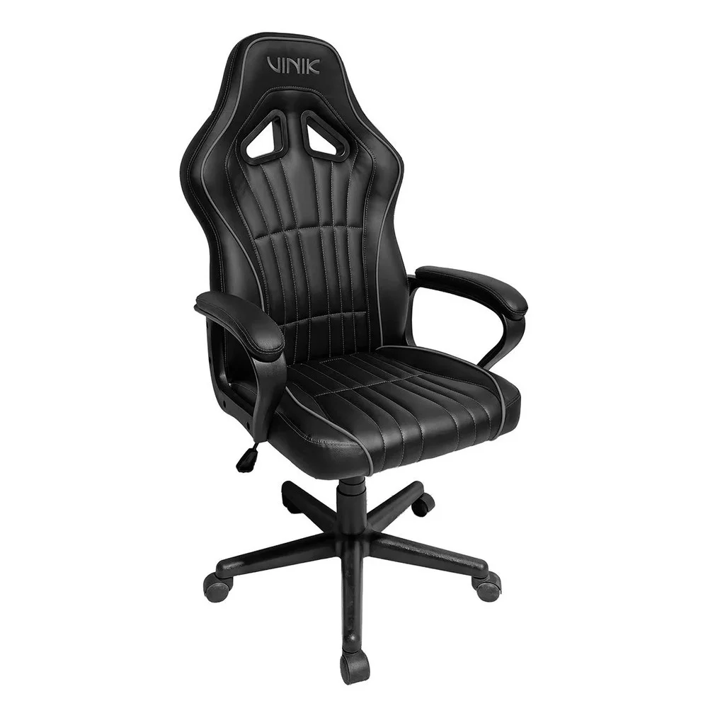 Cadeira Gamer Atlas - Preta/cinza Cadeira Gamer Atlas - Preta/cinza