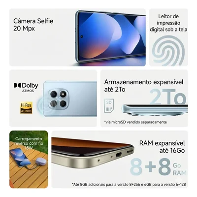 Celular Xiaomi Redmi Note 15 De 128GB 6gb Ram De 6.77" 108mp 20mp — foto 10