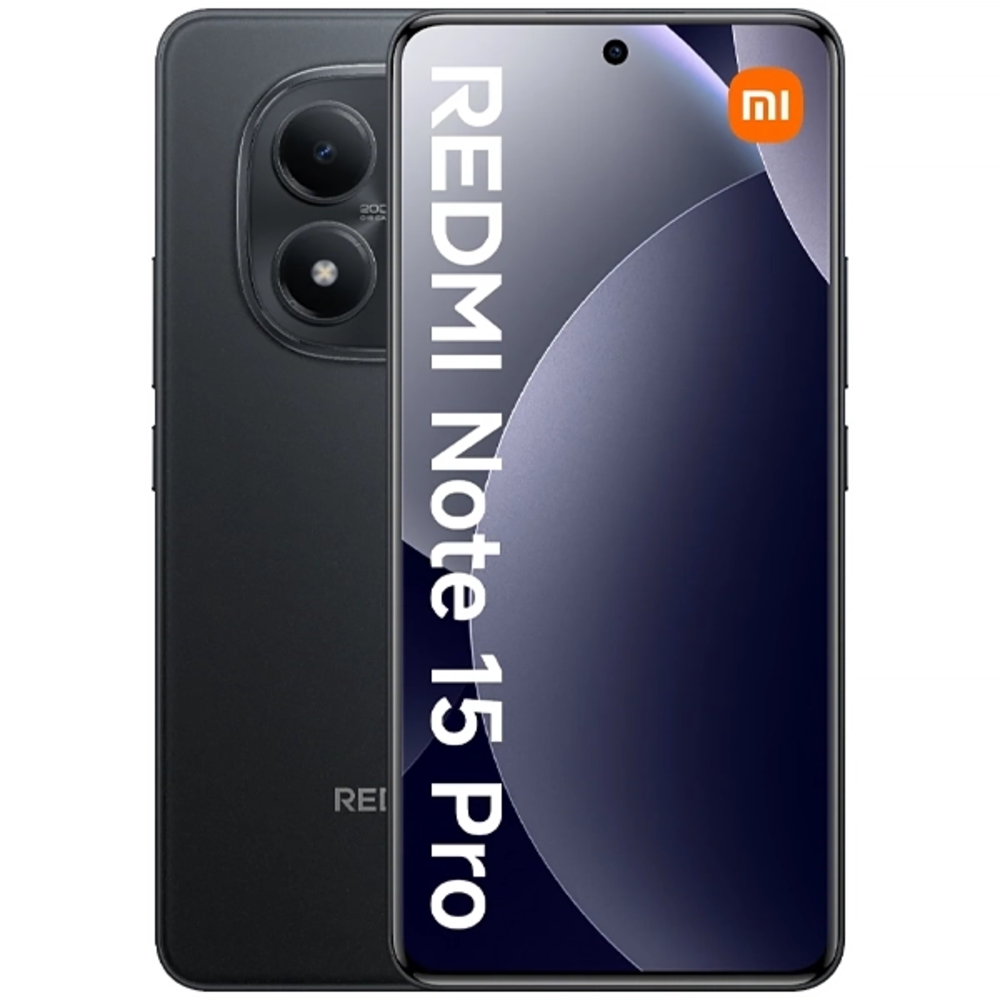 Celular Xiaomi Redmi Note 15 Pro De 256 GB 8 GB Ram De 6.77" 200+8mp 32mp Preto (global)