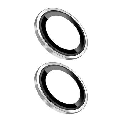 Kit Lente Película De Câmera Compatível Com Redmi Note Cor:prata Lisa;tamanho:redmi 15c(2pcs)