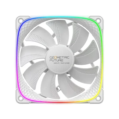 Fan 120mm Reverse Blade Geometric Future 2503rw ARGB Branco