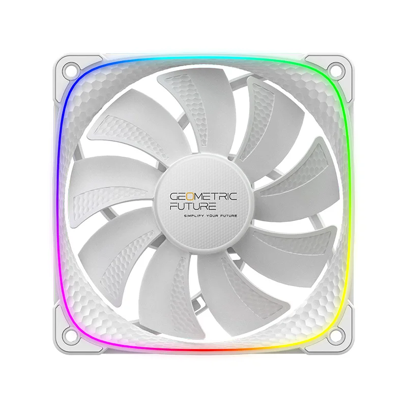 Fan 120mm Reverse Blade Geometric Future 2503rw ARGB Branco 4