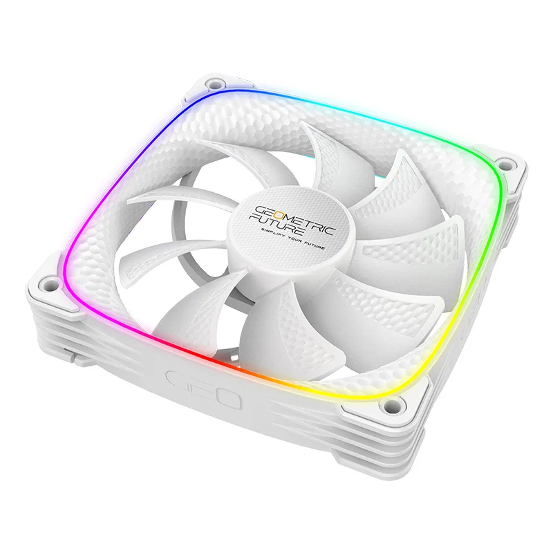 Fan 120mm Reverse Blade Geometric Future 2503rw ARGB Branco 8