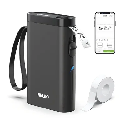 Impressora Etiquetas Nelko P21 Bluetooth Portátil Com Fita