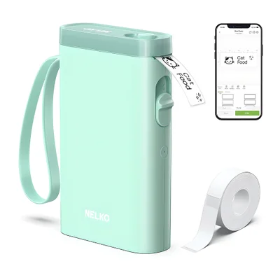 Impressora Etiquetas Nelko P21 Bluetooth Portátil Fita Verde