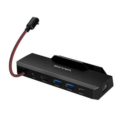 Wavlink Docking Station 6 Em 1 Steam Deck Rog Ally 4k HDMI