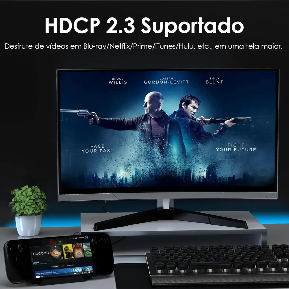Imagem 4 de 5 do produto Wavlink Docking Station 6 Em 1 Steam Deck Rog Ally 4k HDMI