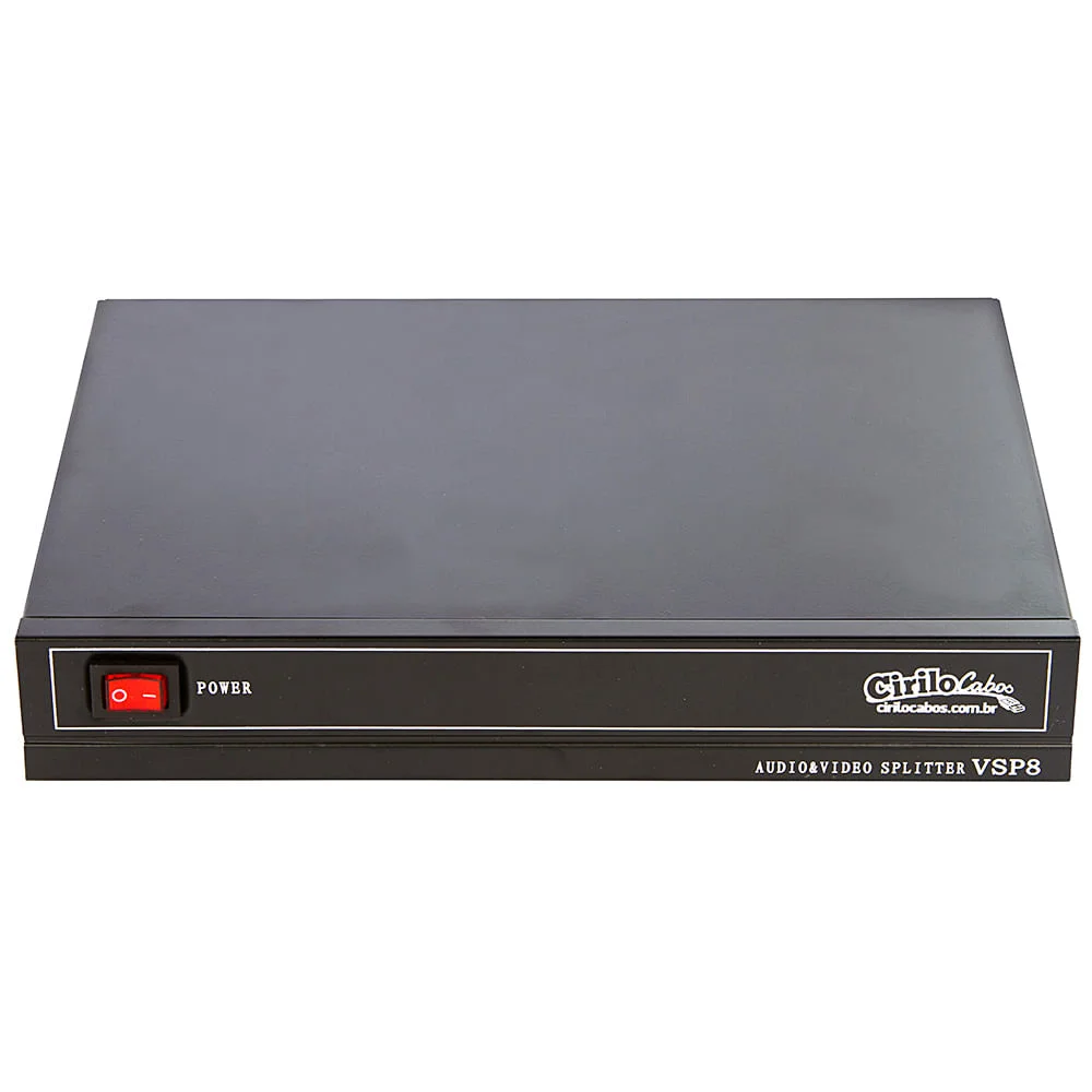 Imagem 2 de 4 do produto Distribuidor Vídeo Splitter Rca 1 Para 8 - Cirilo Cabos