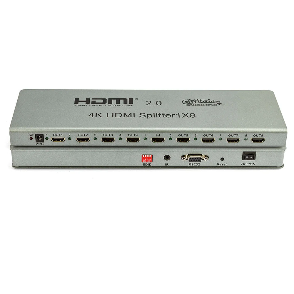 Imagem 4 de 5 do produto Splitter 2.0 HDMI 1x8 4k