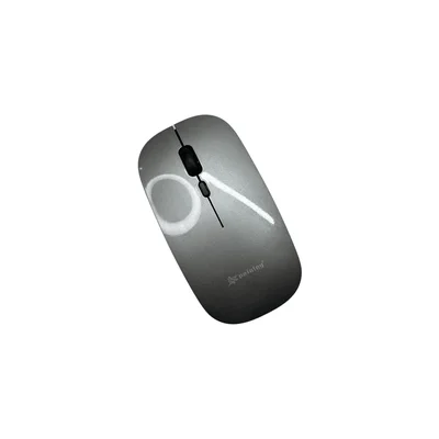 Mouse Peining Sem Fio Recarregável Raio 10m 1200dpi Pei-me03 Cor Prateado