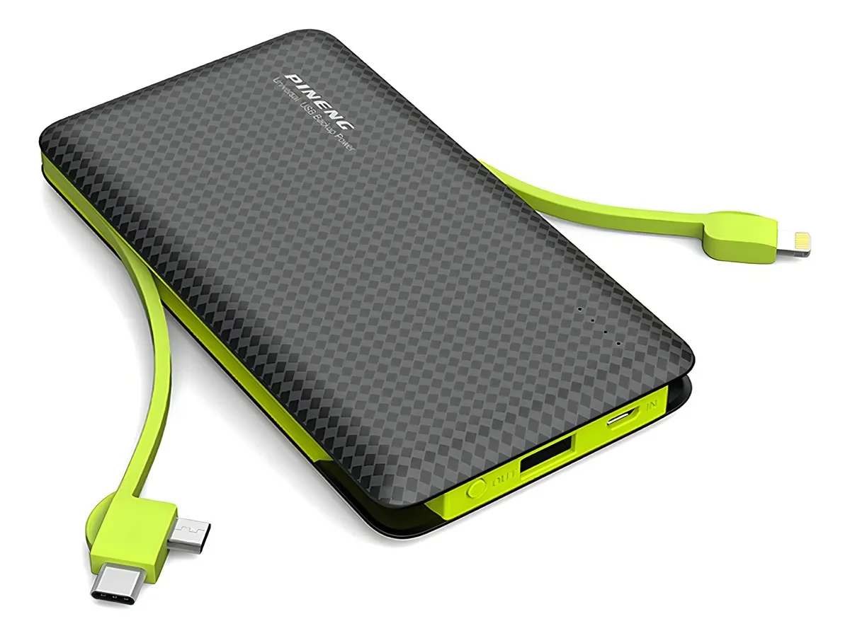 Carregador Portátil Power Bank 10000mah 3em1 Sx-956 Cor Preto
