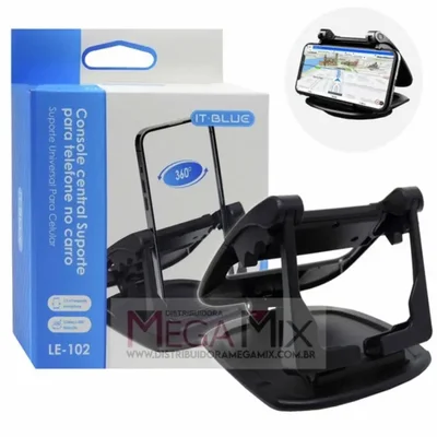 Console Central Suporte Para Celular No Carro 360